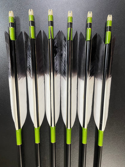 【わけあり】1913シャフト　ターキーつ六つ矢　矢尺～90ｃｍ【ミスカット品】