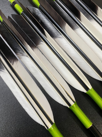 【わけあり】1913シャフト　ターキーつ六つ矢　矢尺～90ｃｍ【ミスカット品】