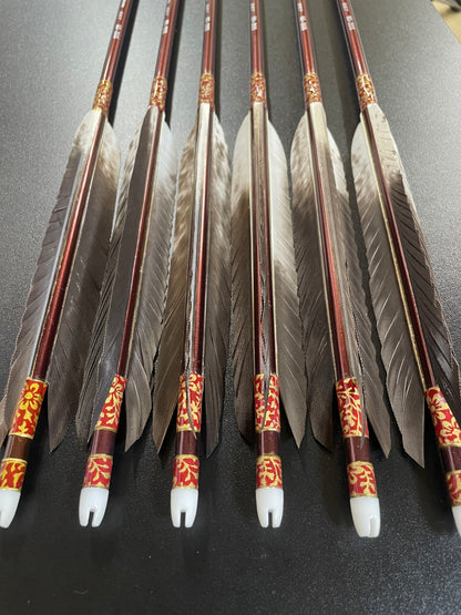 MIZUNO SST8020Sシャフト 犬鷲貝方羽 六つ矢 【羽長14.5ｃｍ】