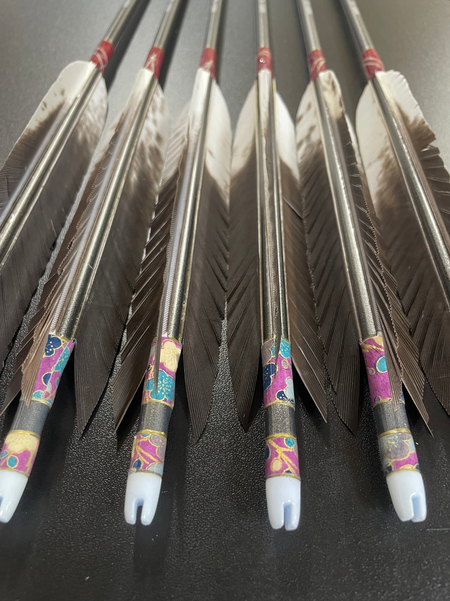 MIZUNO SST7518BM  犬鷲手羽 六つ矢 【羽長14.5ｃｍ】