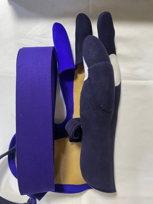 【即納】四つ弽  上作【翔鳳】-堅帽子七分縁【中級者～上級様向け】