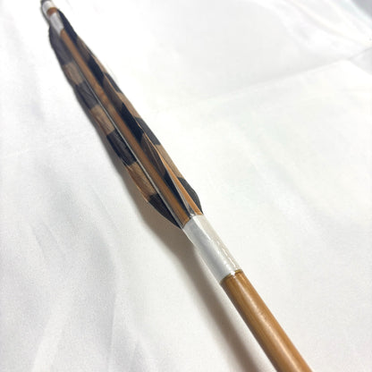 【即納】染抜三符四符　竹製巻藁矢　③　　98～103cm　微キズあり
