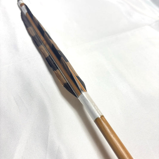 【即納】染抜三符四符　竹製巻藁矢　③　　98～103cm　微キズあり