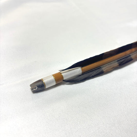 【即納】染抜三符四符　竹製巻藁矢　③　　98～103cm　微キズあり