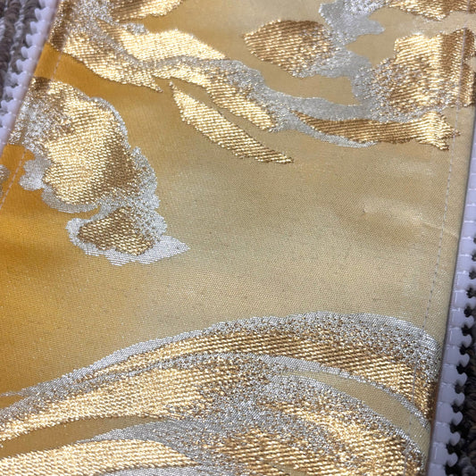 ファスナー付き弓袋　着物リメイク　④