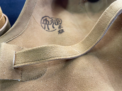 【即納品】三つ弽 【束離】男子M-堅帽子七分縁【中級者～上級様向け】