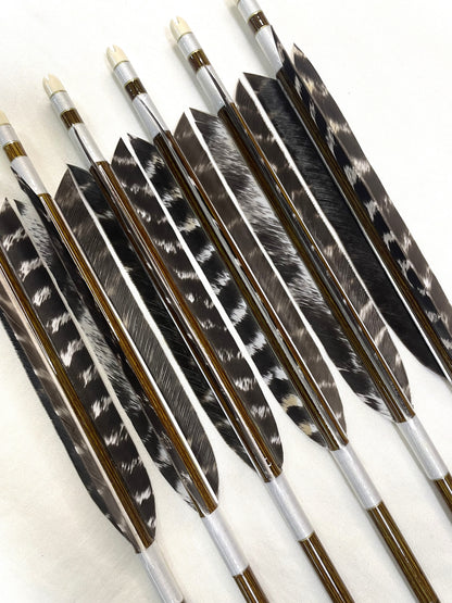 【80-23】EASTON　ウッドカーボンシャフト ワイルドターキー六つ矢 　天弓筈