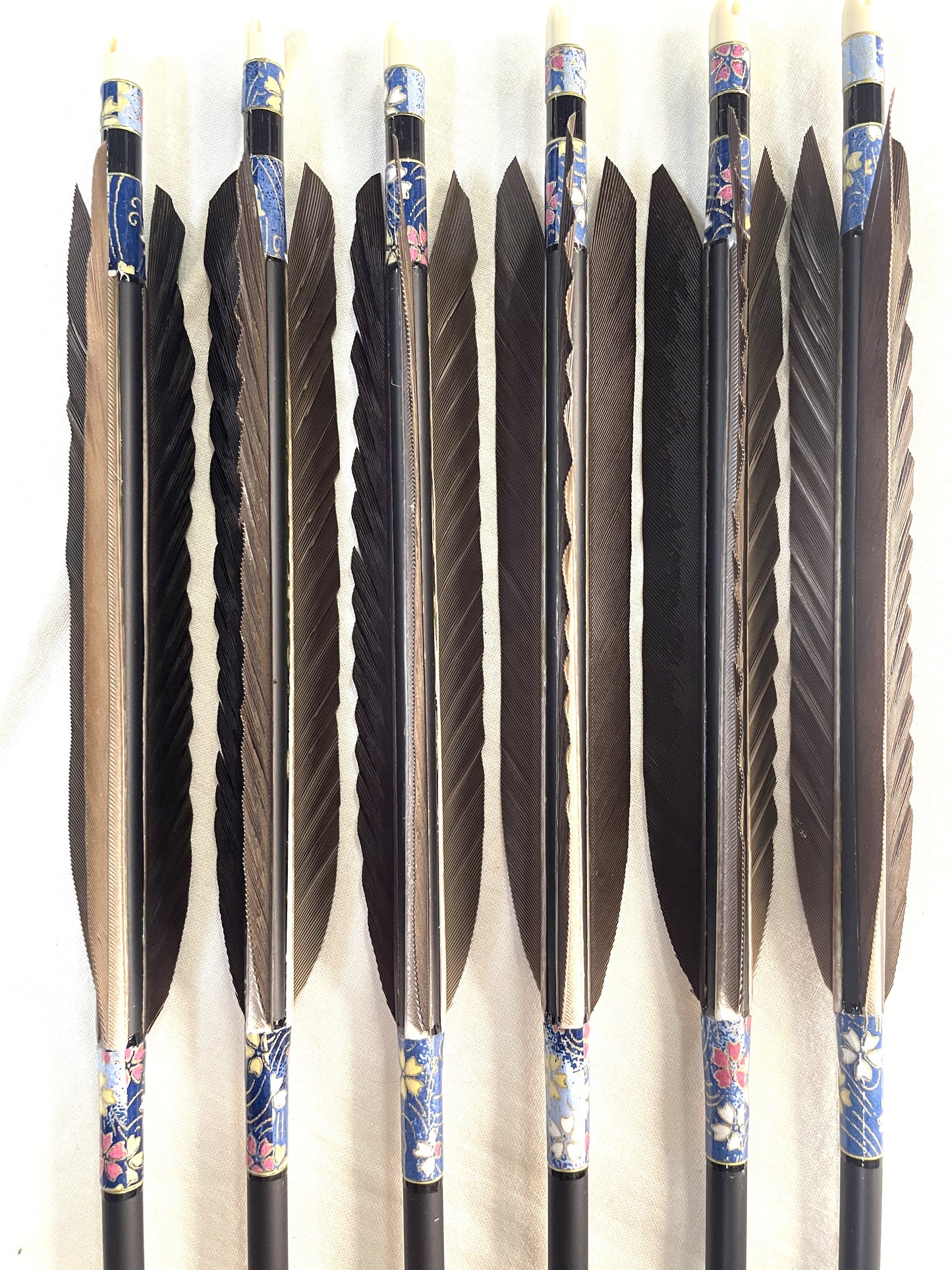 匠カーボン75-17Sシャフト  黒手羽　和紙巻