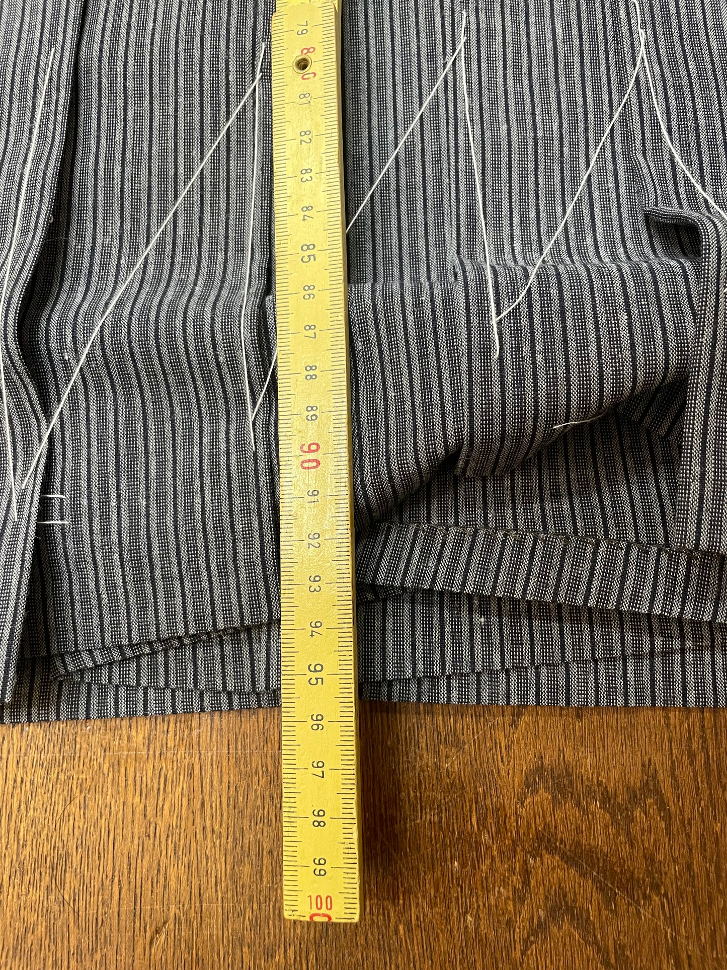 【特価】縞袴①　２尺５寸：前紐下約93ｃｍ【四割引】
