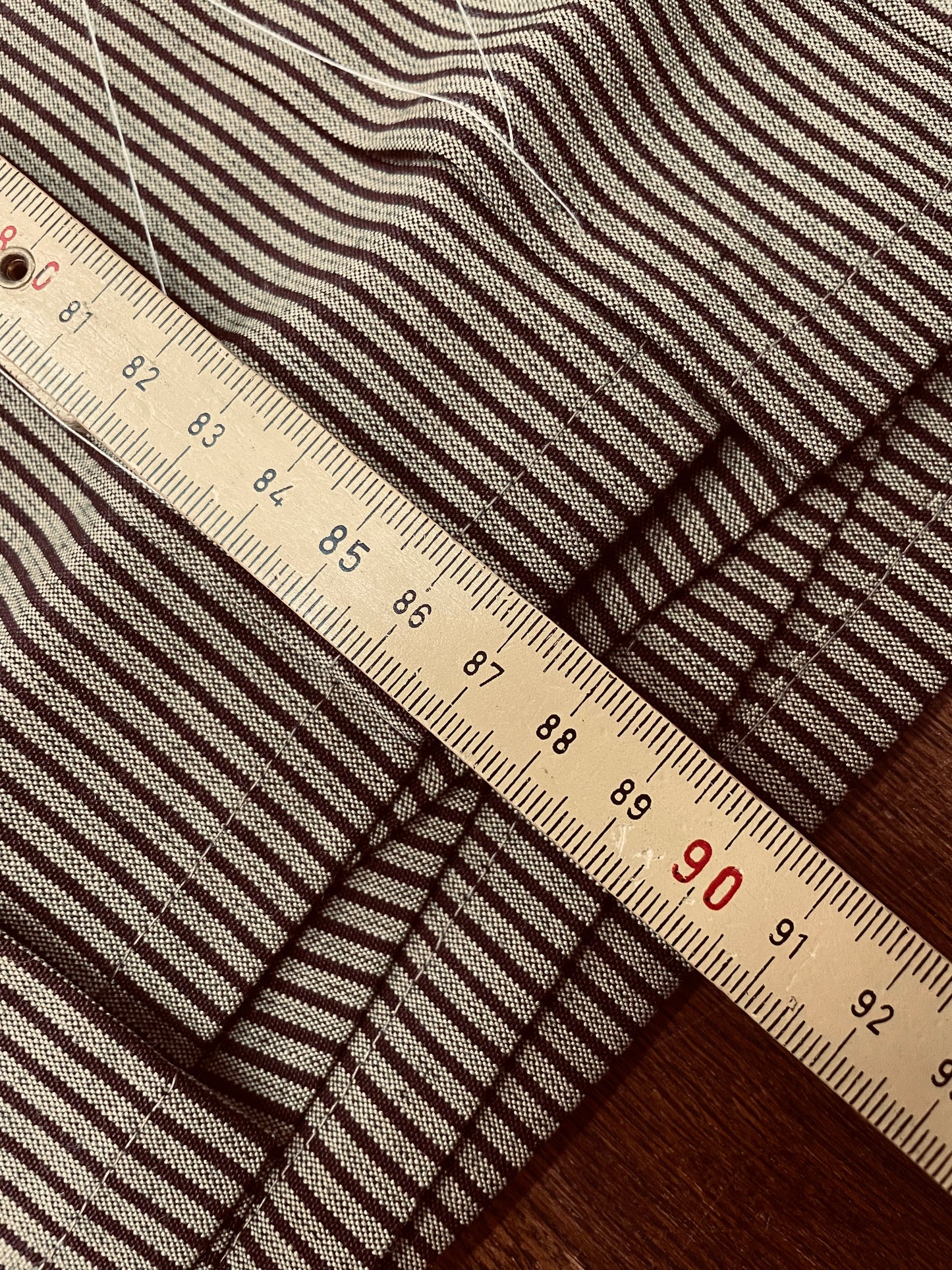 【特価】縞袴⑥　２尺4寸：前紐下約87ｃｍ【四割引】