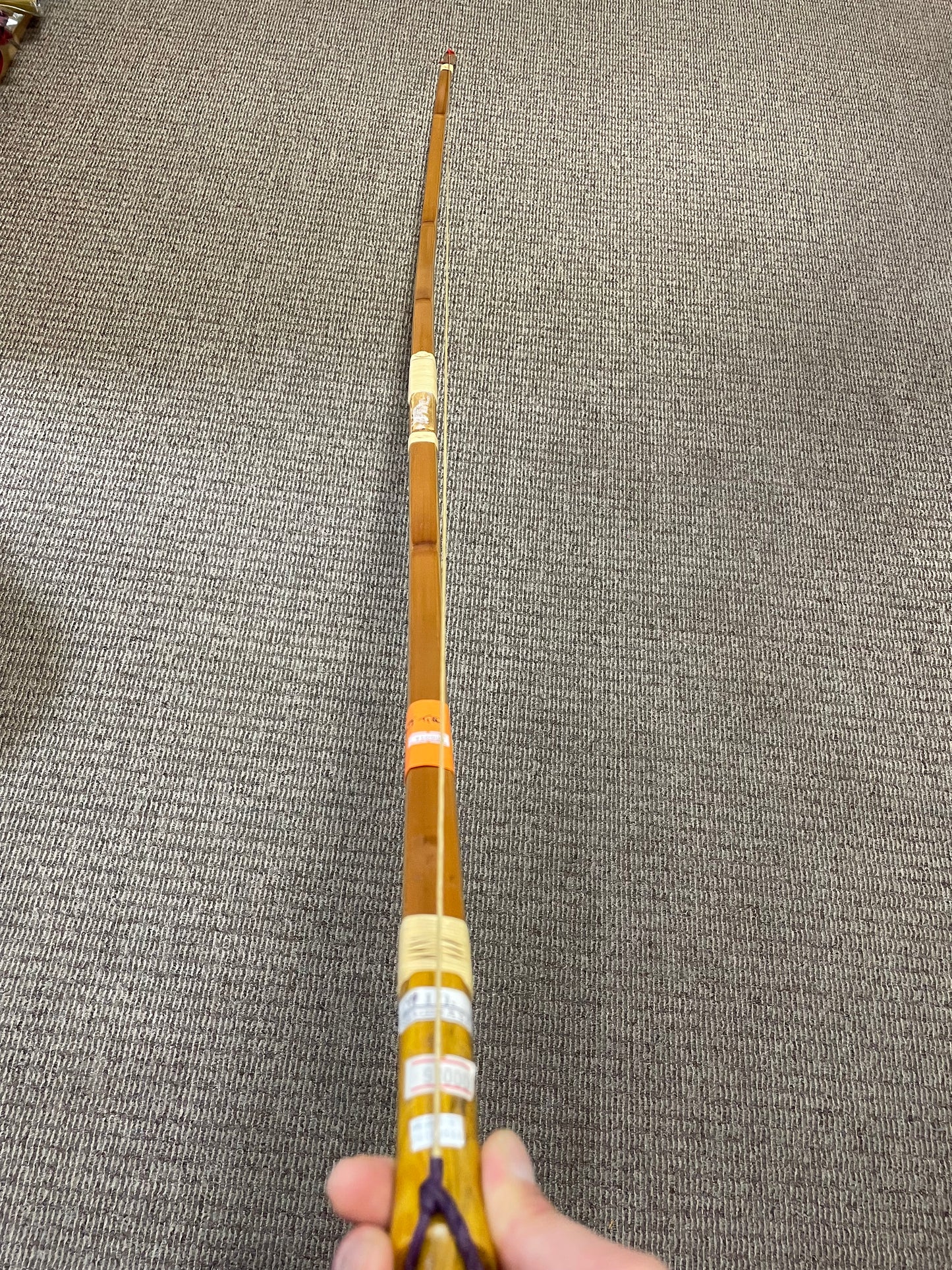 【特価】竹弓　　一燈斎　竹弓　二寸伸13.0-14.0ｋｇ