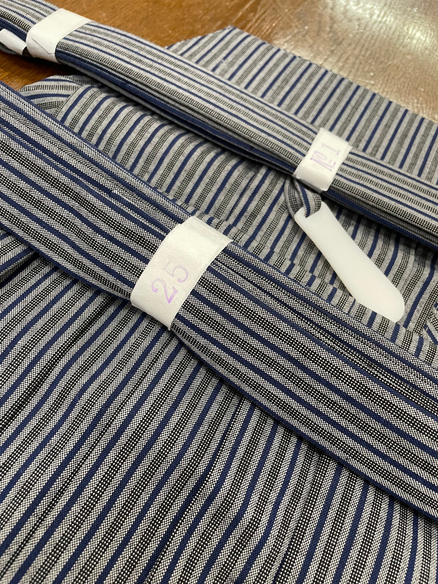 【特価】縞袴⑦　２尺5寸：前紐下約92ｃｍ【四割引】