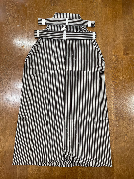 【特価】縞袴⑧　２尺4寸：前紐下約87ｃｍ【四割引】