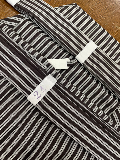 【特価】縞袴⑧　２尺4寸：前紐下約87ｃｍ【四割引】