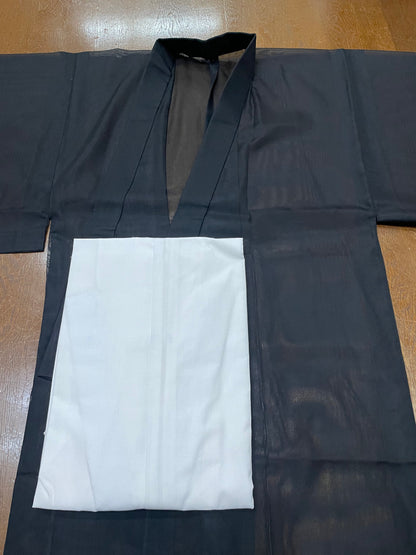 【特価】⑪小サイズ　男子　紗　着物セット　