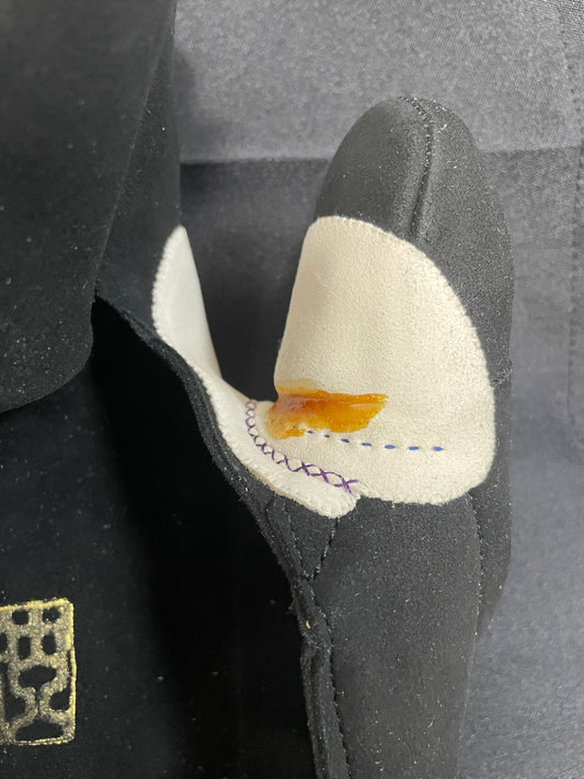 【即納】三つ弽  上作　加藤弓具製-ふし抜き、丸染め、三分縁
