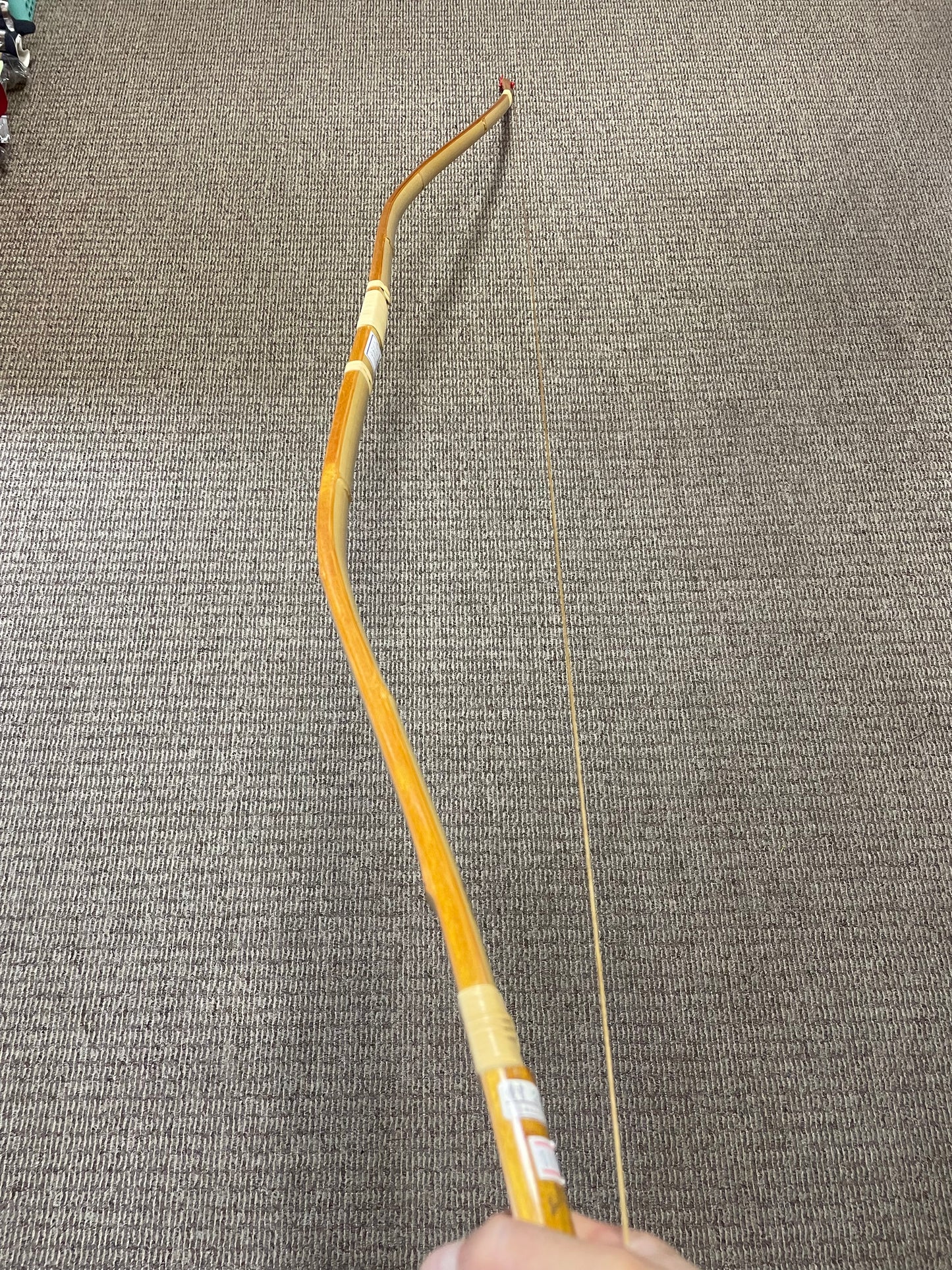 【特価】竹弓    肥後三郎　並作・合成接着　竹弓　並寸20.0-21.4ｋｇ【送料別途】