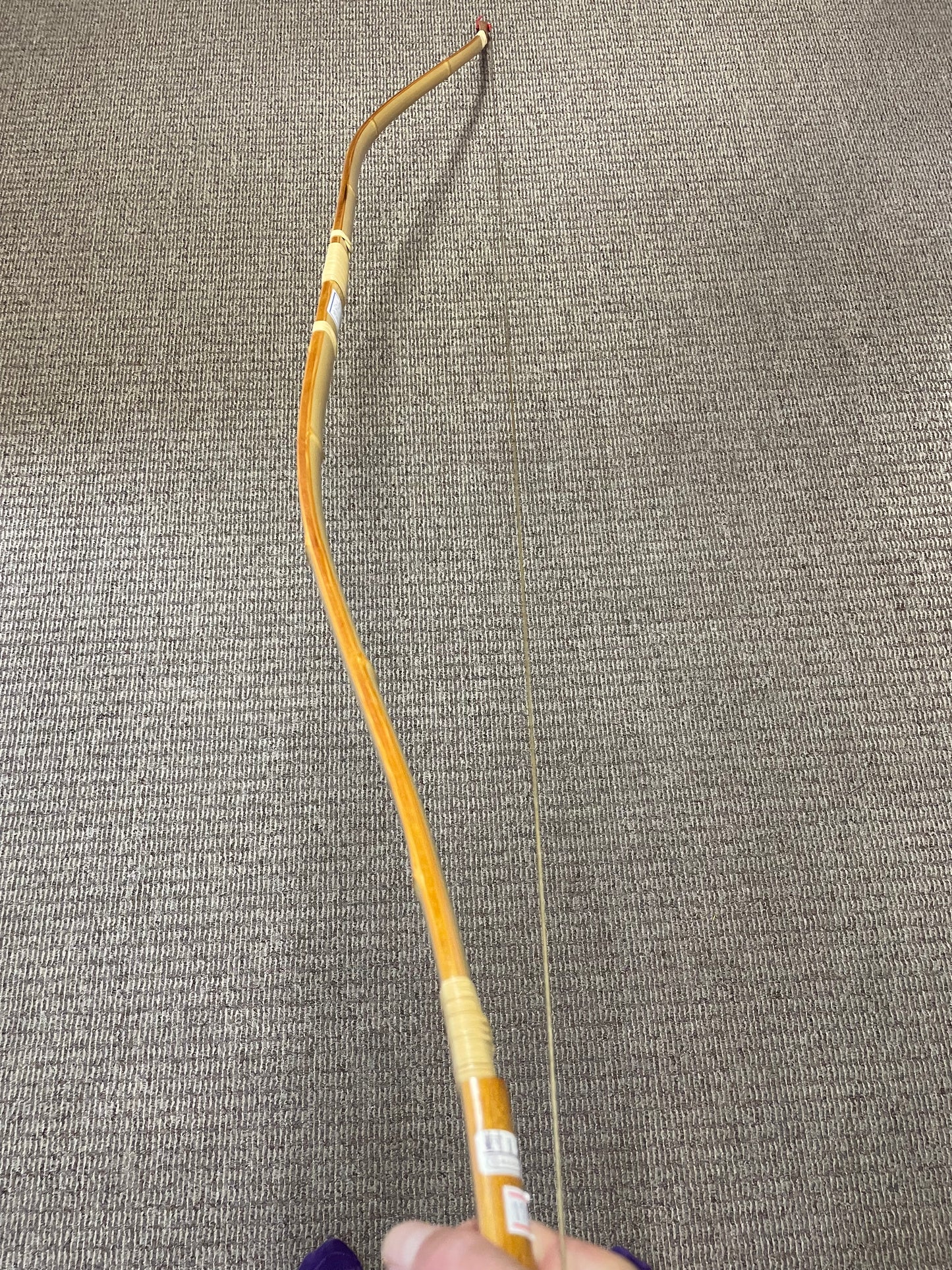 【特価】竹弓    肥後三郎　並作・合成接着　竹弓　並寸12.0-13.0ｋｇ【送料別途】