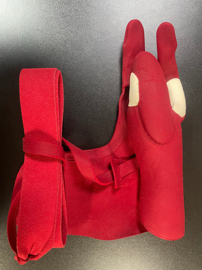 【束離特価】⑯三つ弽女子M-堅帽子三分縁【征矢弓具】【中級者～様向け】