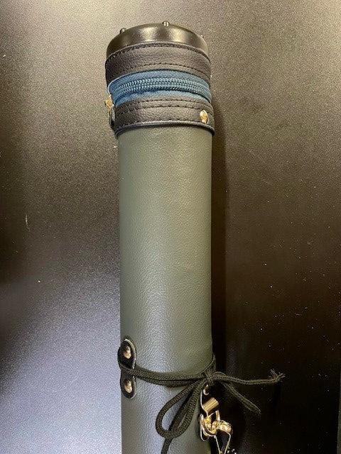 【矢尺107ｃｍまで】PUレザー矢筒（6本収納目安）グレー